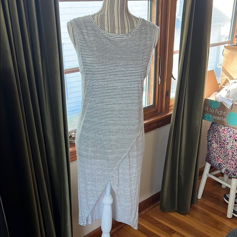 Guess Striped Sleeveless Tunic Shirt